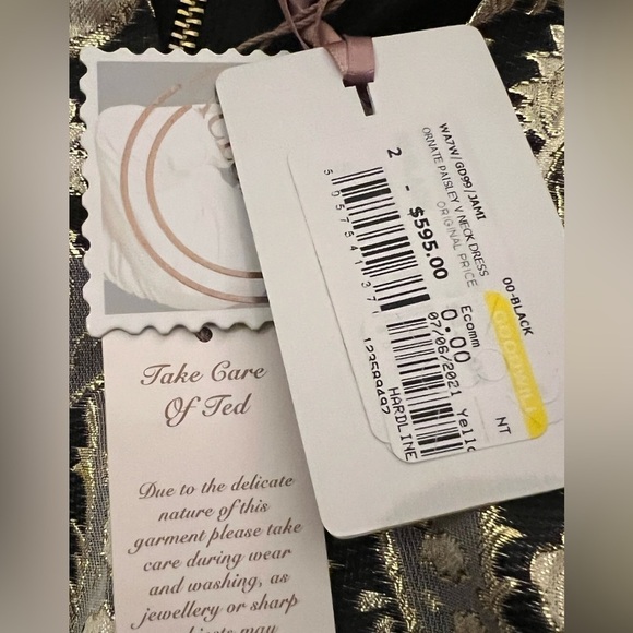 Ted Baker STUNNING JAMI Ornate Paisley Dress 2/6US - Picture 7 of 9